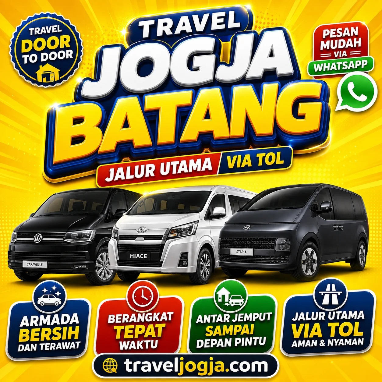 99% On Timeπ Travel Jogja Batang Bikin Nyaman, Harga Tiket Terjangkau