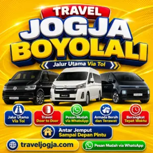99% On Time🏆 Travel Jogja Boyolali Door To Door, Harga Tiket Terjangkau