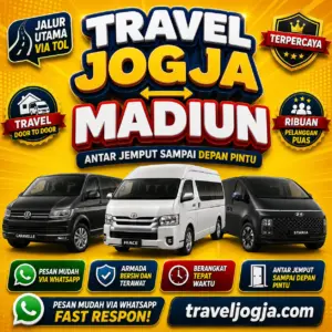 99% On Time🏆 Travel Jogja Madiun Pagi & Malam, Harga Tiket Terjangkau
