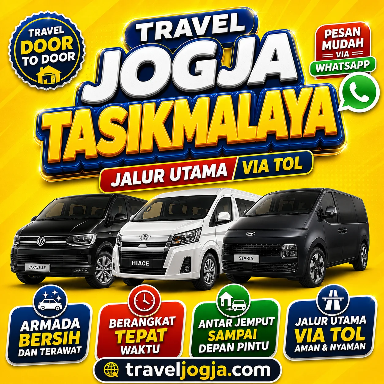 99% On Timeπ Travel Jogja Tasikmalaya Bikin Nyaman, Harga Tiket Terjangkau